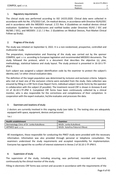 Post-market clinical follow-up study report (PMCF study):  Verification of the efficacy and safety of the medical device JETT PLASMA  Medical II 4-2.jpeg